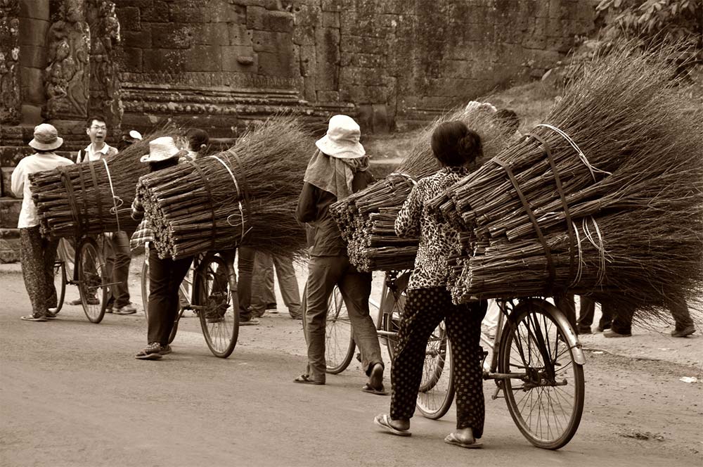 Fahrrad-ankorwat-tempel-kambodscha